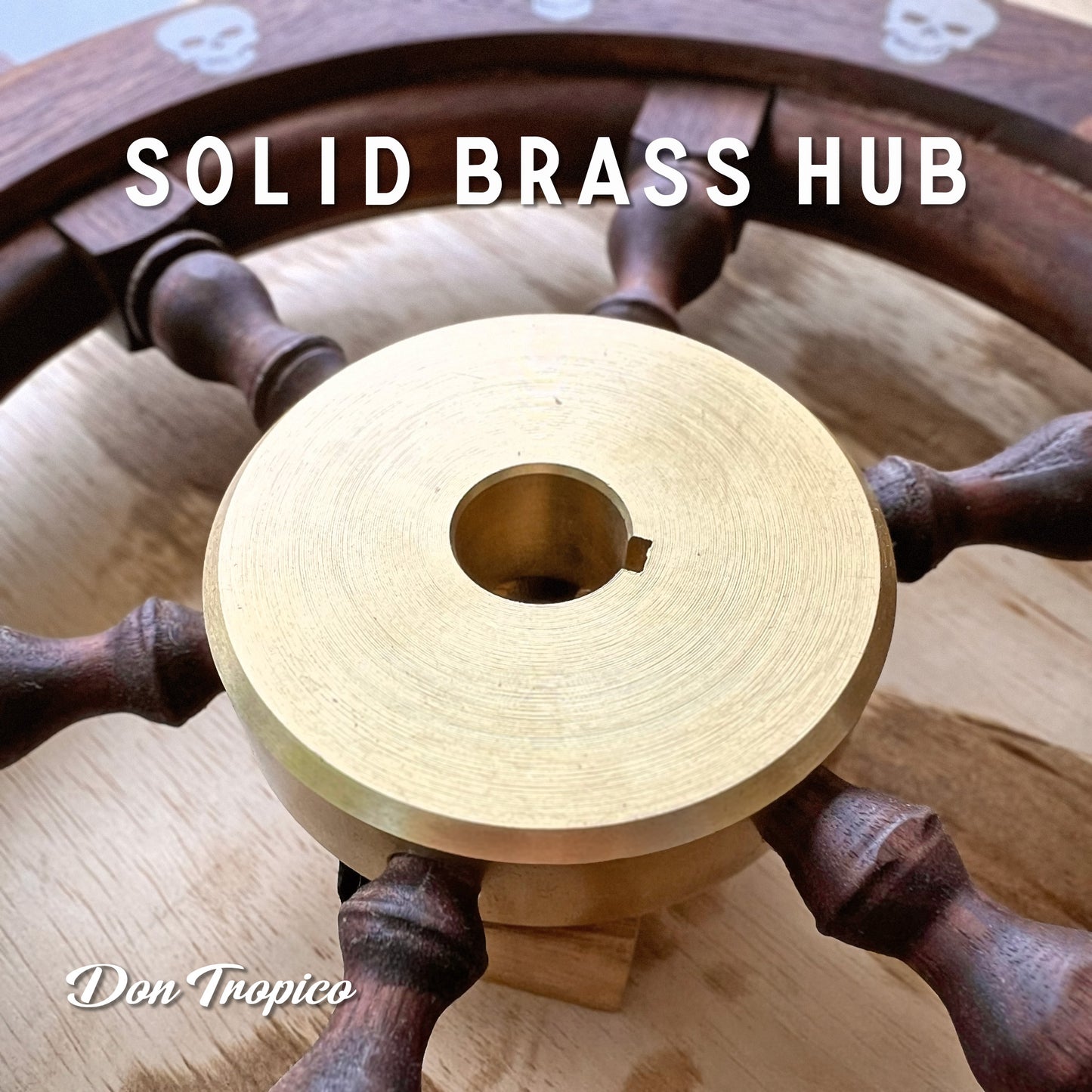 Ship Wheel - Skull and Crossbones