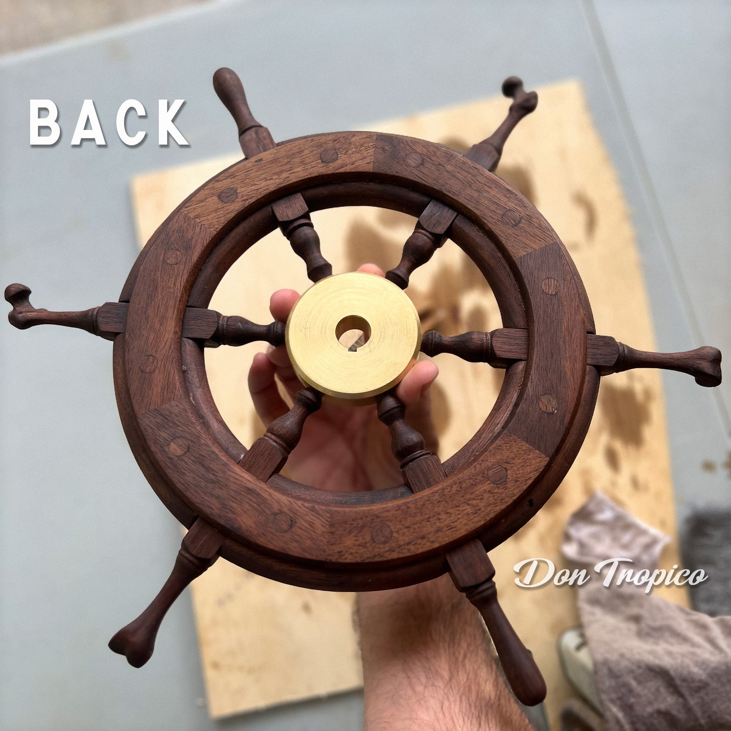 Ship Wheel - Skull and Crossbones