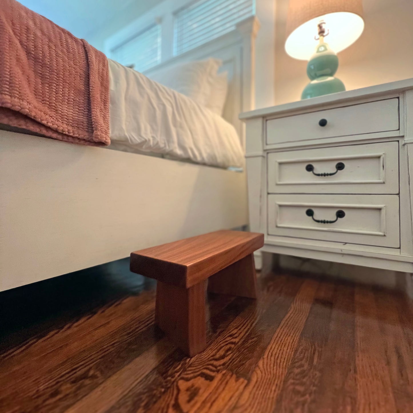 Handcrafted Mahogany Stool