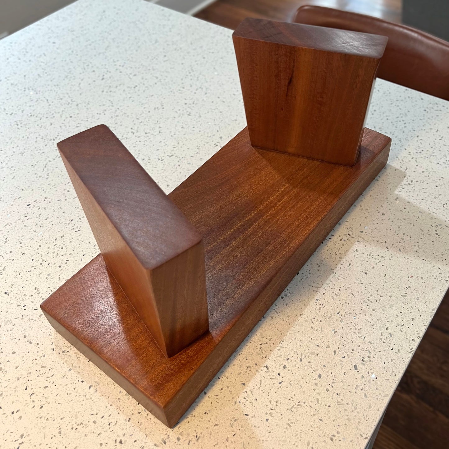 Handcrafted Mahogany Stool
