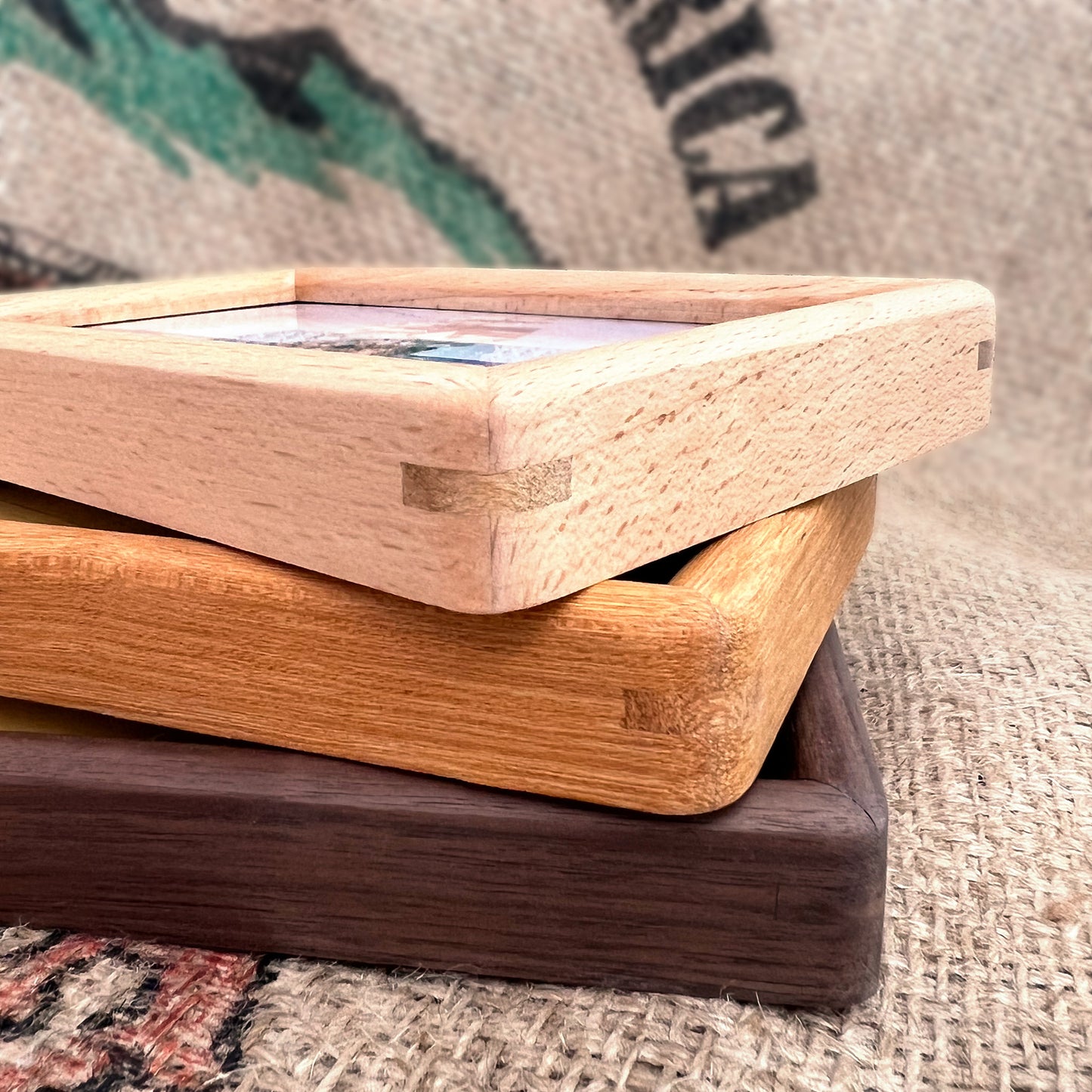 ROUND - Wooden Picture Frame