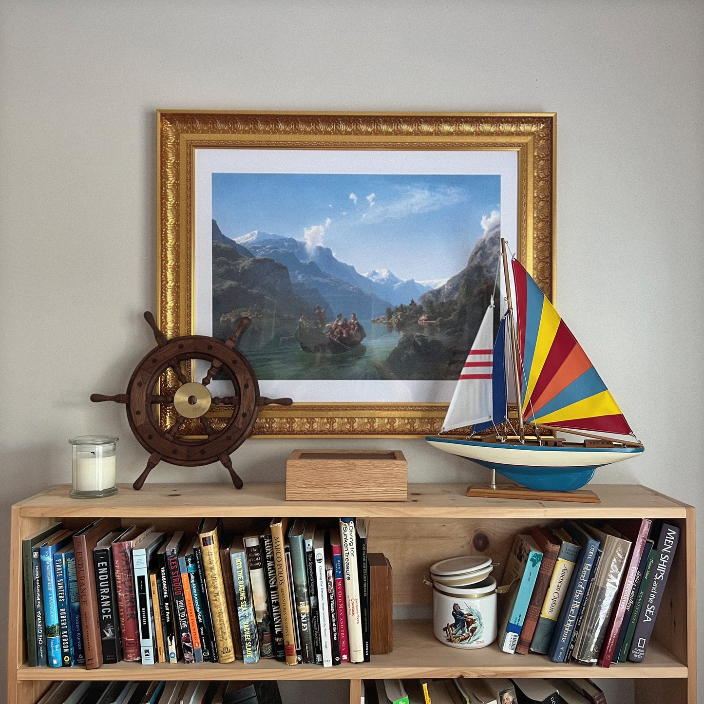 Ship Wheel - Reclaimed Walnut