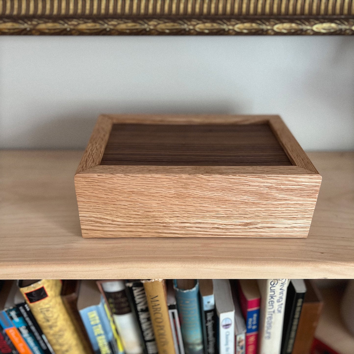 Wooden Box With Sliding Lid